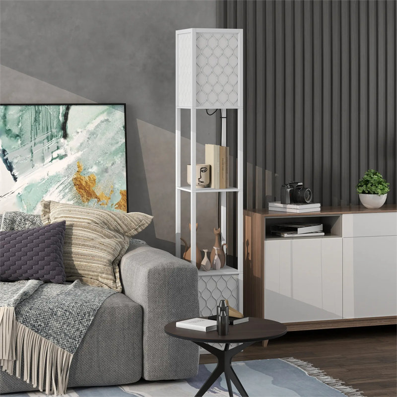 Carlysia Column Floor Lamp