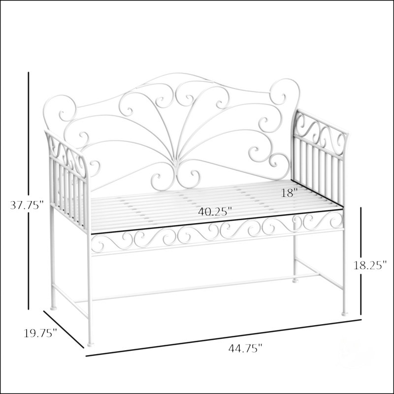43" Garden Bench