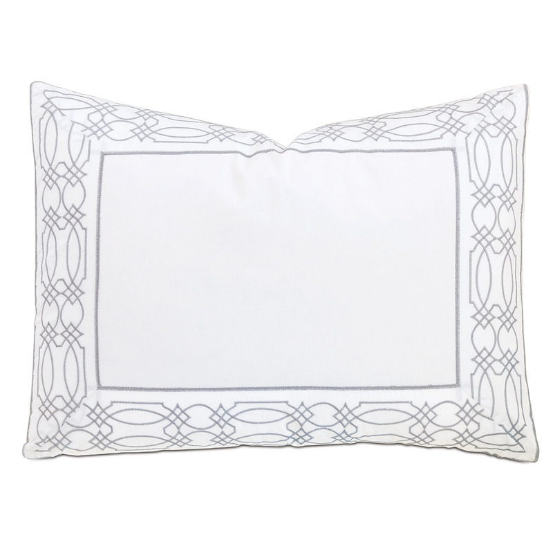 Taie décorative Nicola, Gris, Grand