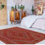 Tapis unique en laine noué à la main 4 pi 9 po x 6 pi 4 po nouvel âge John-Patrick