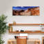 «Vallée mortelle - artistes palette 2» par Epic Portfolio, art mural sur toile, 36 po x 12 po