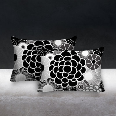 Floral Indoor/Outdoor Lumbar Pillow