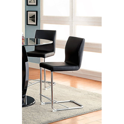Modern Elegance 2Pcs Counter Height Dining Chairs