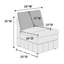 Fauteuil modulaire contemporain 1pc