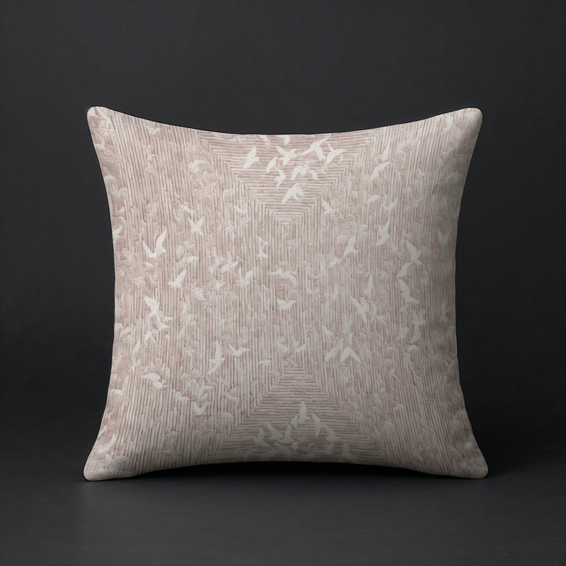 Coussin décoratif intérieur et extérieur Modern, Gris abstrait 100, Carré 20 po