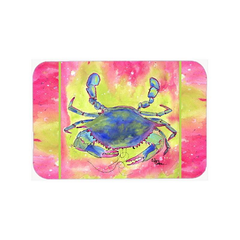 Planche à découper crabe en verre trempé