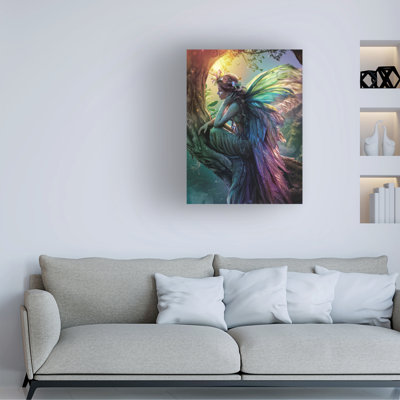"Mikey Bergman" perché dans un arbre, art sur toile