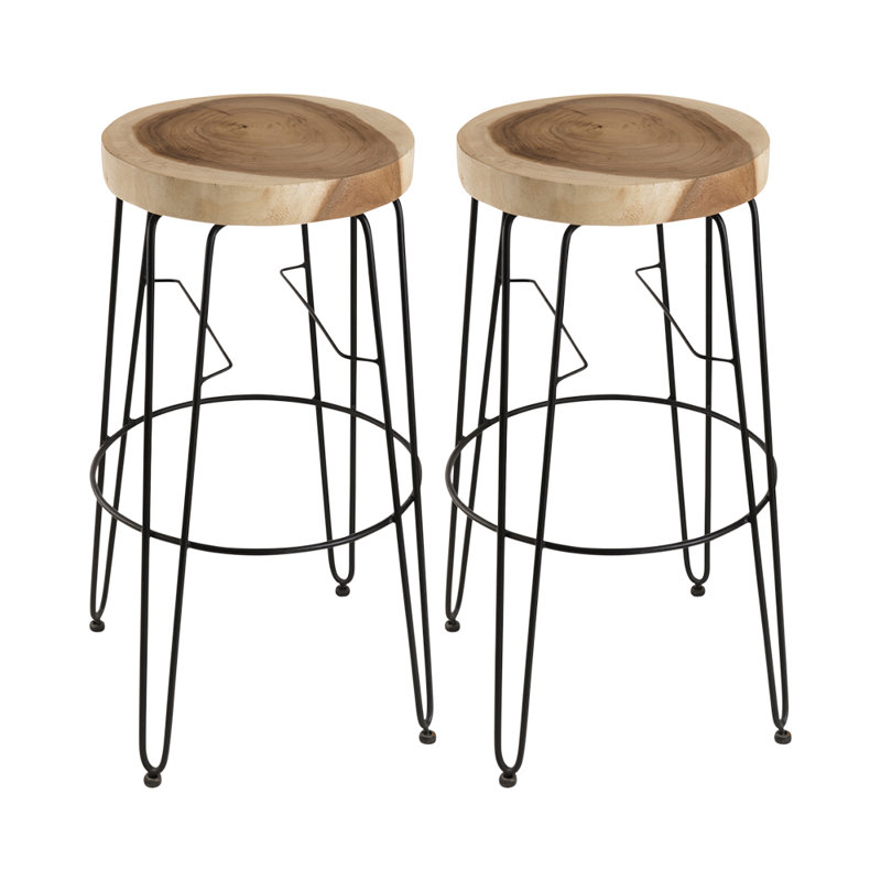 Braswell Counter Stool with Metal Frame