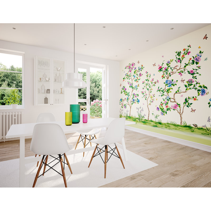 Wolfe Mural, 280cm L x 350cm W, Ivory