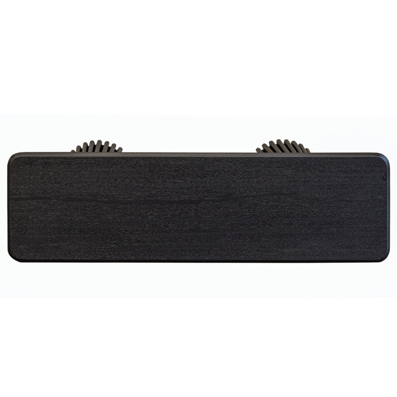 Console en bois massif 55 po Roanne, Noir