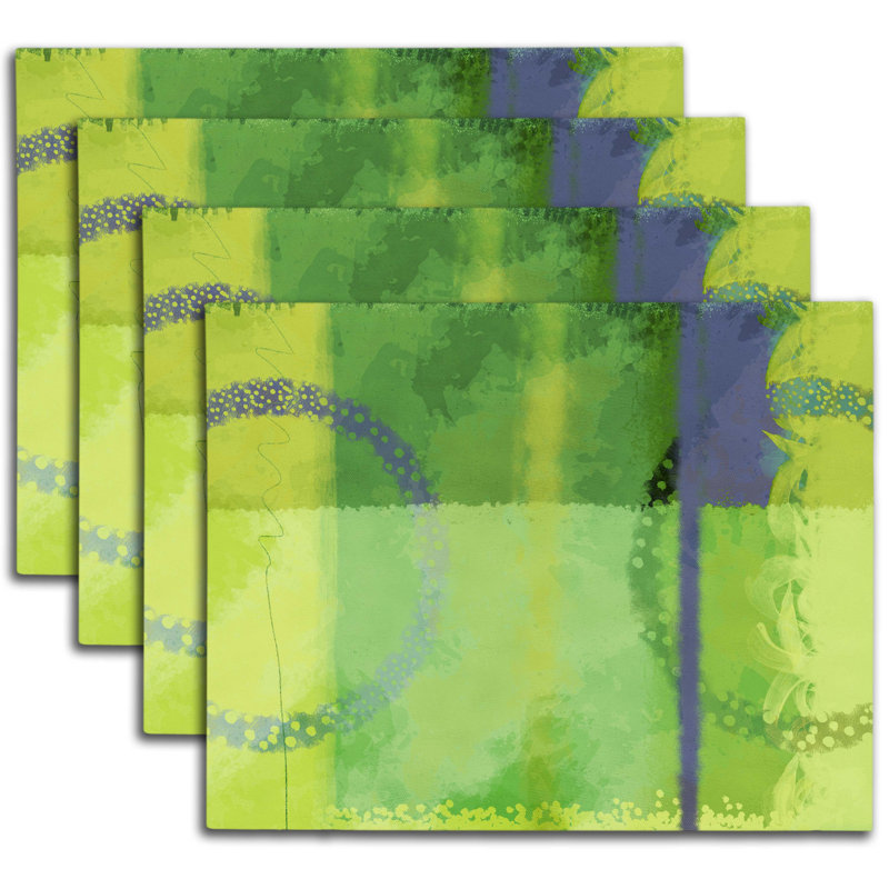 Polyester Abstract Rectangle Placemat