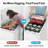 Freezer Organizer Bins - 4 Pack Stackable Deep Freezer Organizer Bins for 5 Cu.Ft