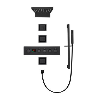 Thermostatic All-In-One Kit with Rough in-Valve