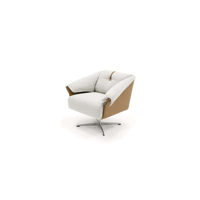 Fauteuil d'appoint rembourré Kamuran