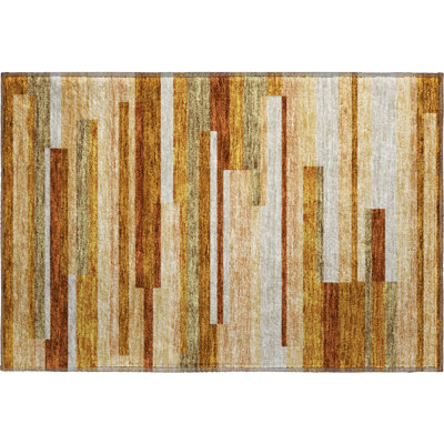 Premium Machine Washable Prisco Paprika Rug