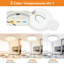 Paquet de 1 plafonnier encastré à DEL de 12 pouces, plafonniers 28W 3000K / 4000K / 5000K sélectionnables, luminaires super lumineux à proximité de 3200LM pour chambre à coucher, cuisine, salon, couloir
