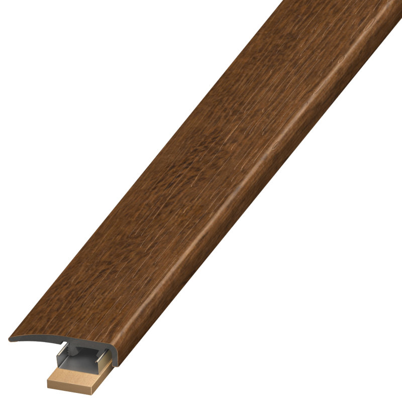 Plastique 0,31 po d'épaisseur 1,38 po de largeur 94 po Seuil / Embout, Chêne bois de poivre