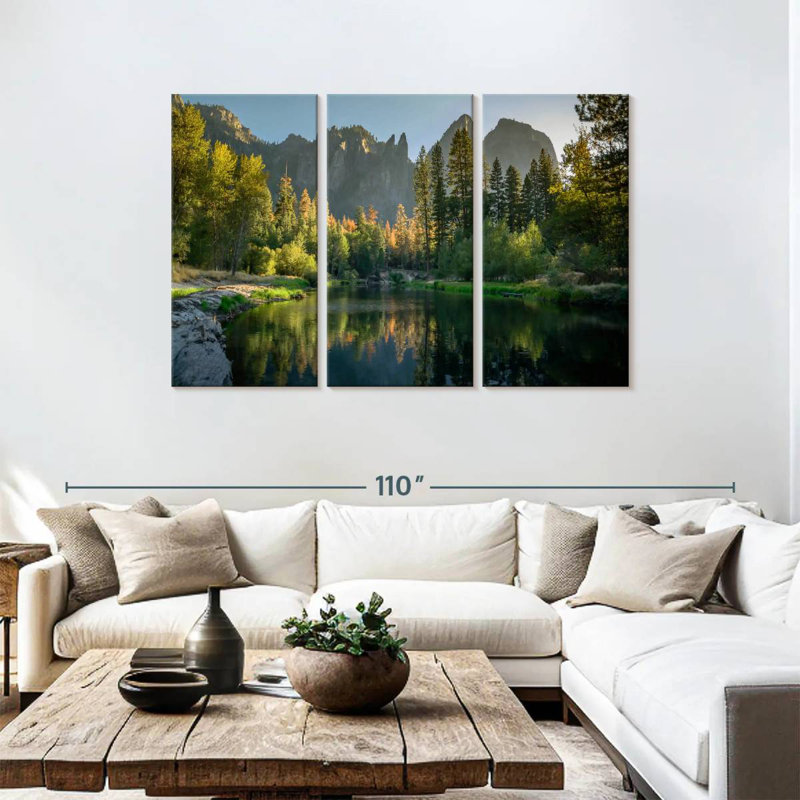 Alvord Idyllic Yosemite, 48" H x 74" W