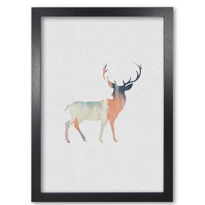 Pastel Deer I - Print