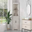 Armoire d'angle, haute avec portes
