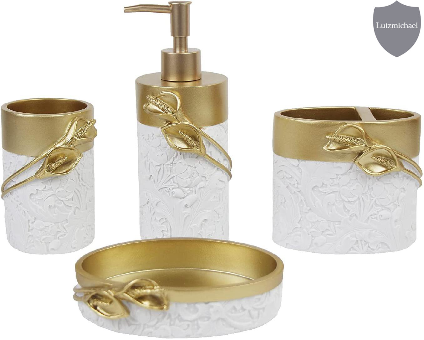 Everly Quinn 4 Piece Bathroom Accessory Set & Reviews