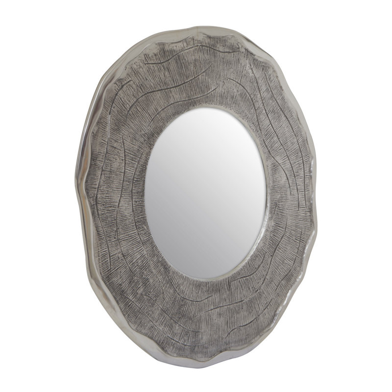Hanford Metal Flat Wall Mirror, 94cm H x 94cm W