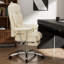 Fauteuil de bureau de direction avec repose-pieds, dossier ergonomique inclinable à dossier haut et confortable en cuir pour la maison et le bureau-1337389775