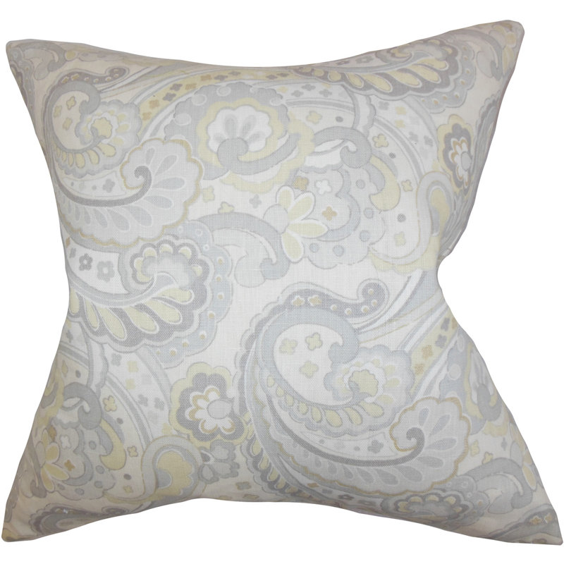 Iphigenia Linen Sham, Queen, Sterling Gray
