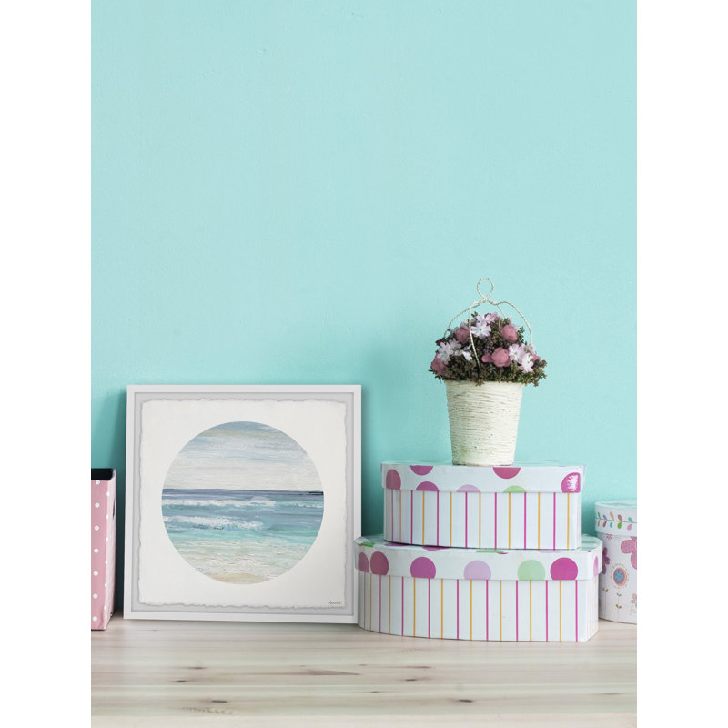 Relaxing Beach - Single Picture Frame Print, 81cm H x 81cm W x 3.81cm D