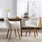 Polyester Blend Solid Back Upholstered Arm Chair-5984713