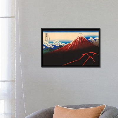 " Lightning Below The Summit " by Katsushika Hokusai