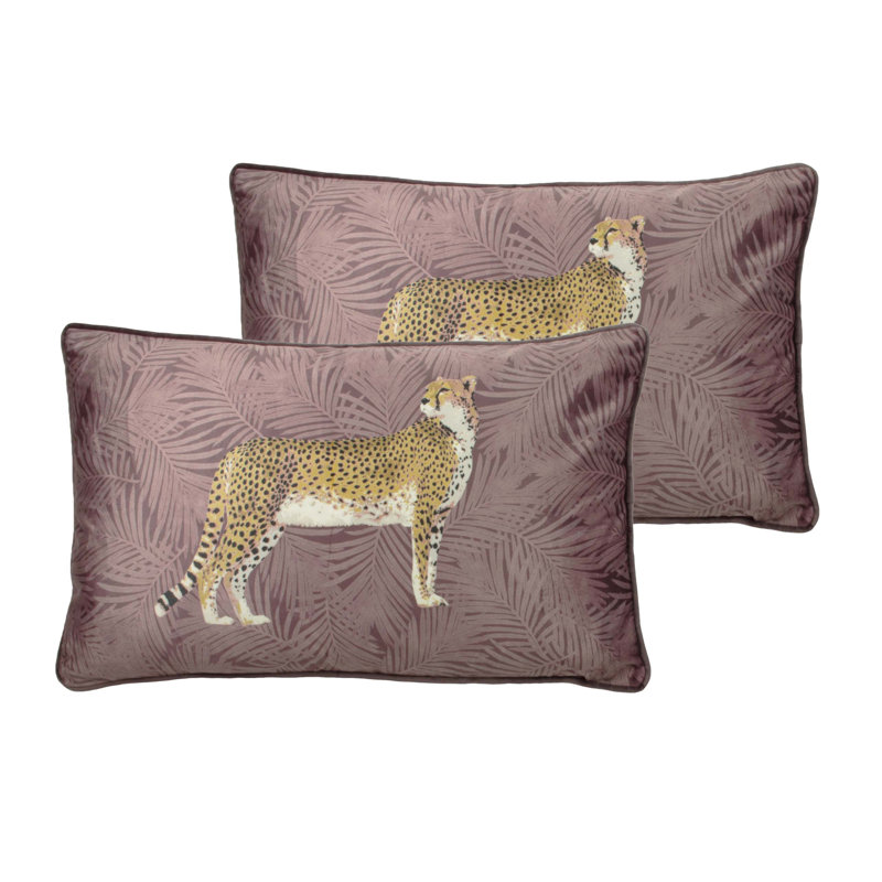 Rectangular Cushion, Navy, Polyester/Polyfill