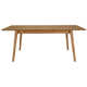 Doge Indoor Walnut and Wood Extendable Dining Table
