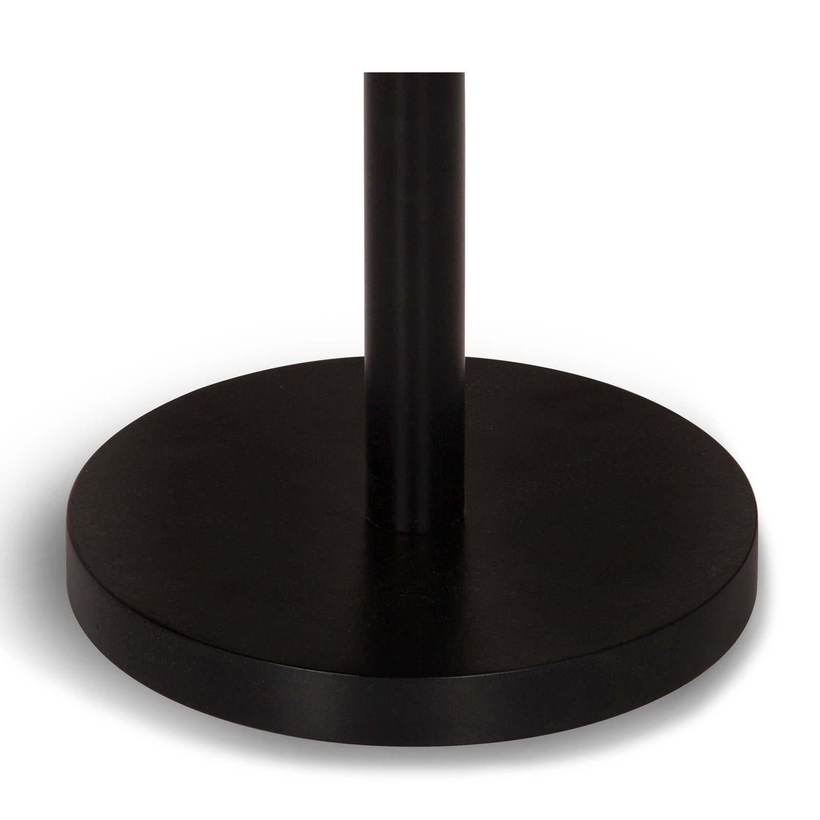 Isaac 8" Genuine Marble End Table, Black, Brown Marble