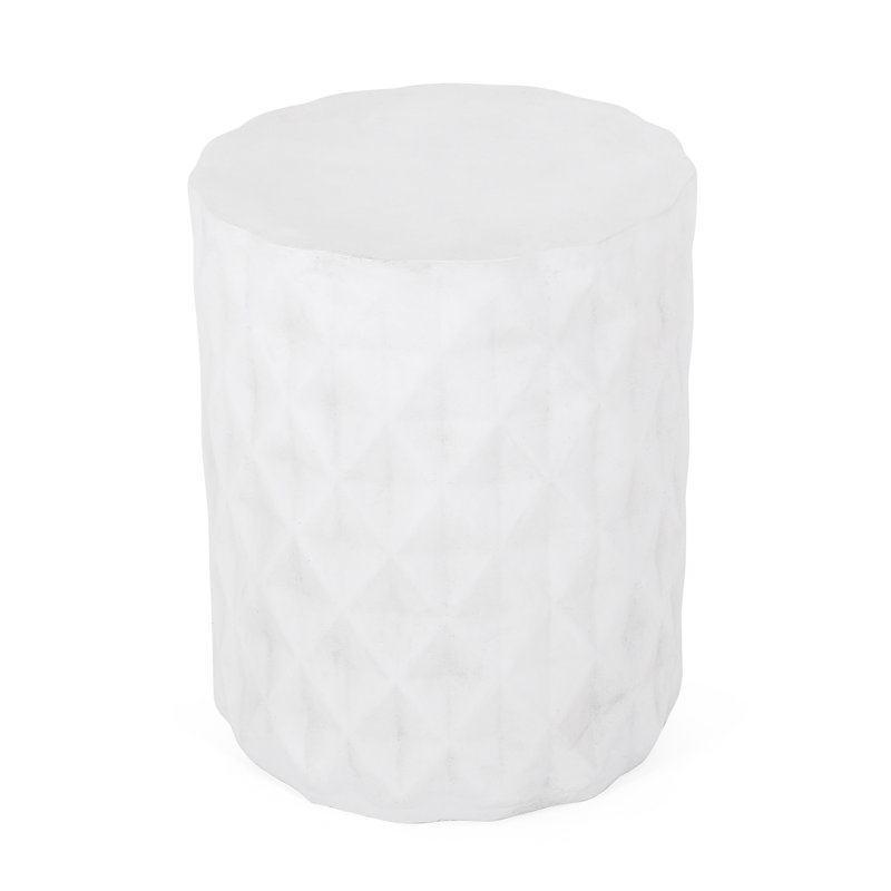 Outdoor Lightweight Concrete Side Table