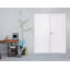 Porte intérieure battante en bois manufacturé 1 panneau Shaker-94493373-94493382-97019596