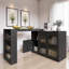 360° Rotation Bar Table With Doors And Shelves-1684645875