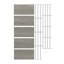 Rata 131.8cm H x 59.99cm W Metal Standard Bookcase-106951875