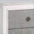 Rustic Grey & Weathered White 2-Drawer Farmhouse Nightstand