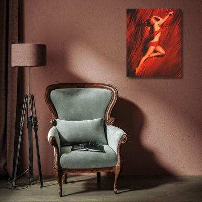 Marilyn Monroe - Soie rouge