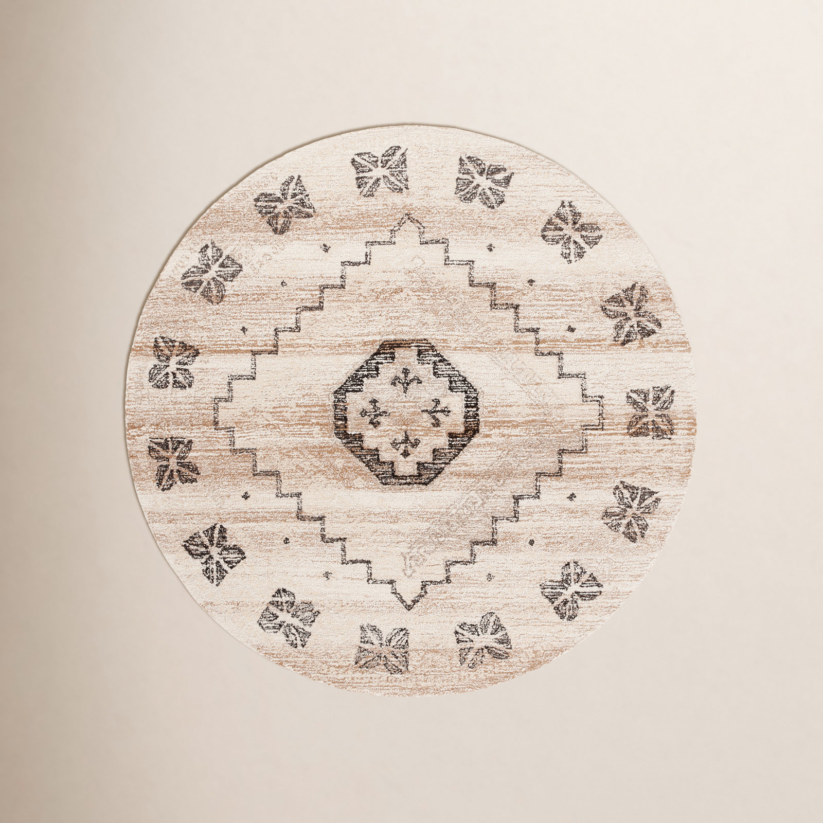 Barnwell Handmade Rug, Round 6'