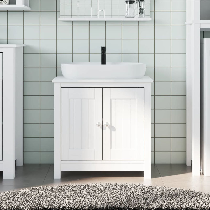Altabelli Freestanding Bathroom Cabinet, White