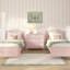 Commode Dolly à 4 tiroirs, rose fleuri-388785932