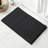 23"X15" - Black Soft Cozy Plush Chenille Bath Mat Bathroom Rug-621730866