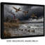«Black Dramatic Duck», art mural scène de chasse, impressions de paysage faunique rustique Moody-1098892815