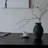 Acrylic solid wood combined dining table-258758217