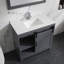 Ensemble de meuble-lavabo simple 36 "avec miroir Lileah-886506407