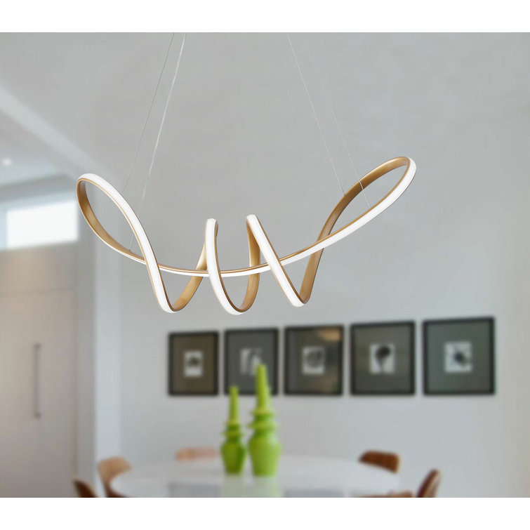 Audran 1 - Light Unique / Statement Modern Linear LED Pendant