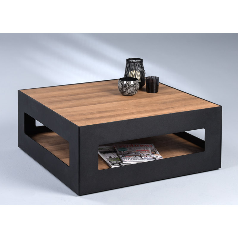 Kranek Floor Shelf Coffee Table with Storage