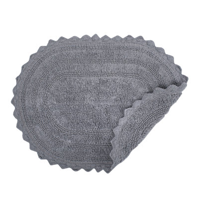 Lisk Oval Cotton Bath Rug